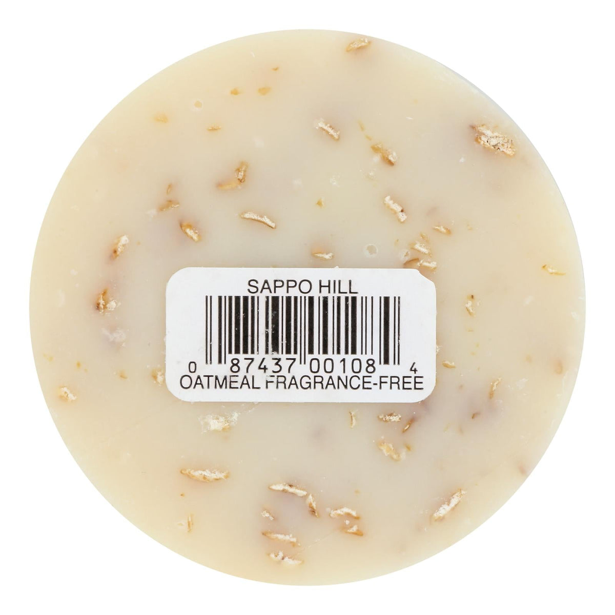 Sappo Hill Fragrance-Free Oatmeal Soap, 3.5 oz, 12-Pack