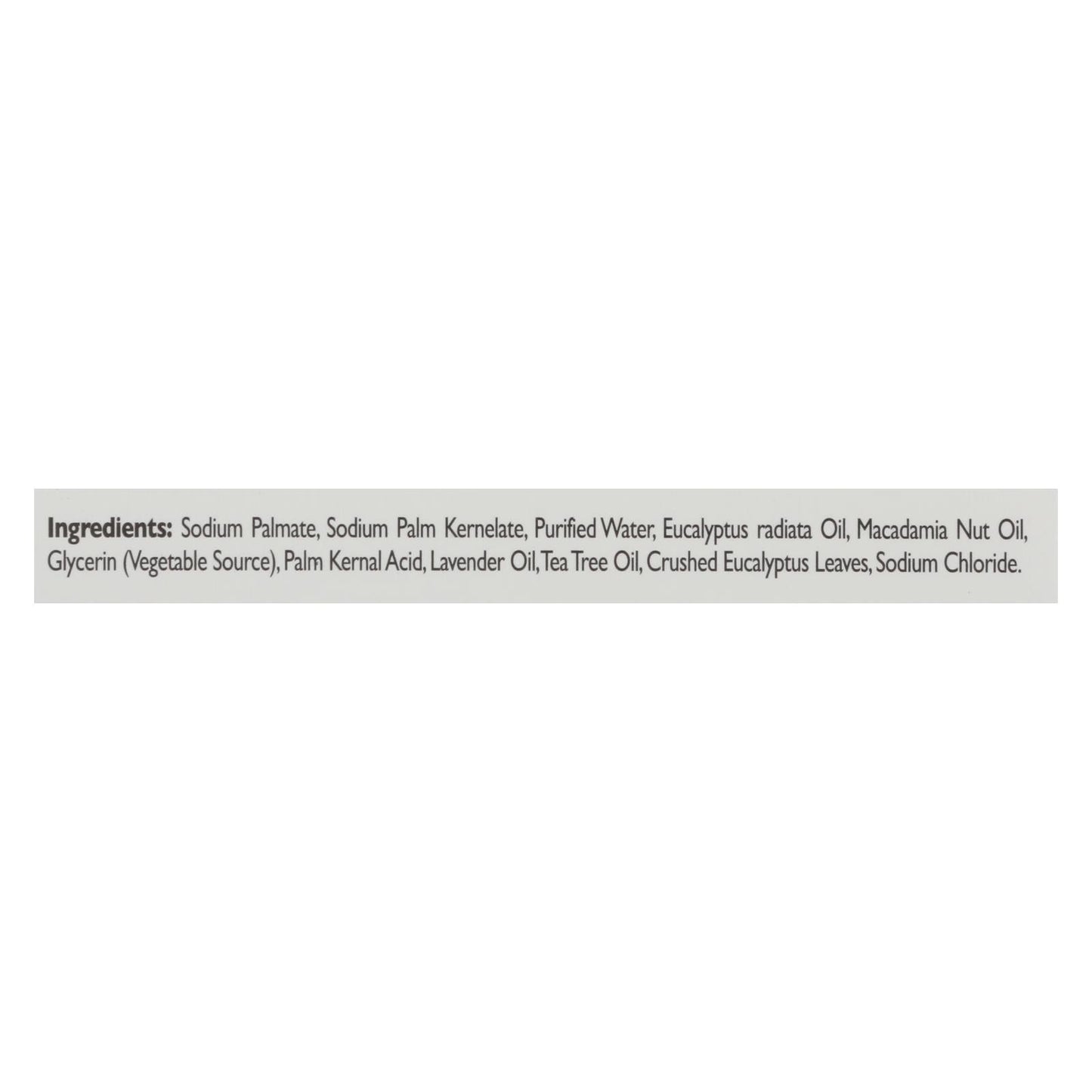 Tea Tree Therapy Eucalyptus Soap Vegetable Base - 3.5 Oz