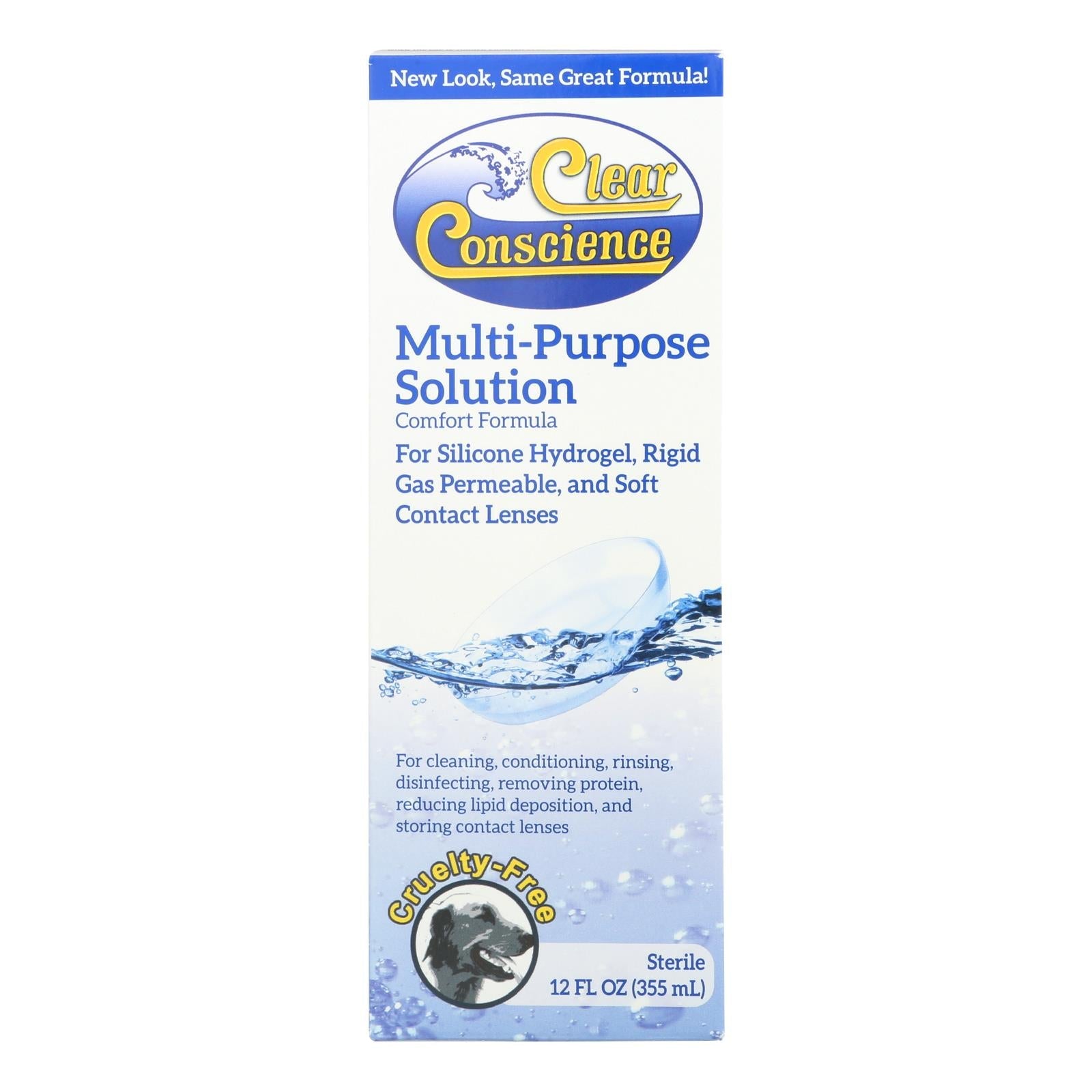 Clear Conscience Contact Lens Solution