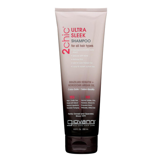 Giovanni Ultra-sleek Shampoo with Keratin & Argan Oil 8.5oz
