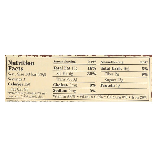 Chocolove Dark Chocolate Coffee Crunch Bars - 3.2 oz, 12 Pack