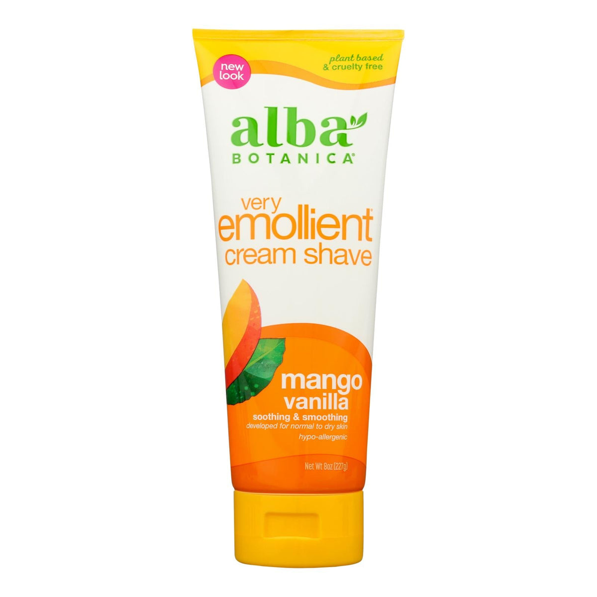 Alba Botanica Mango Vanilla Cream Shave - 8 Oz