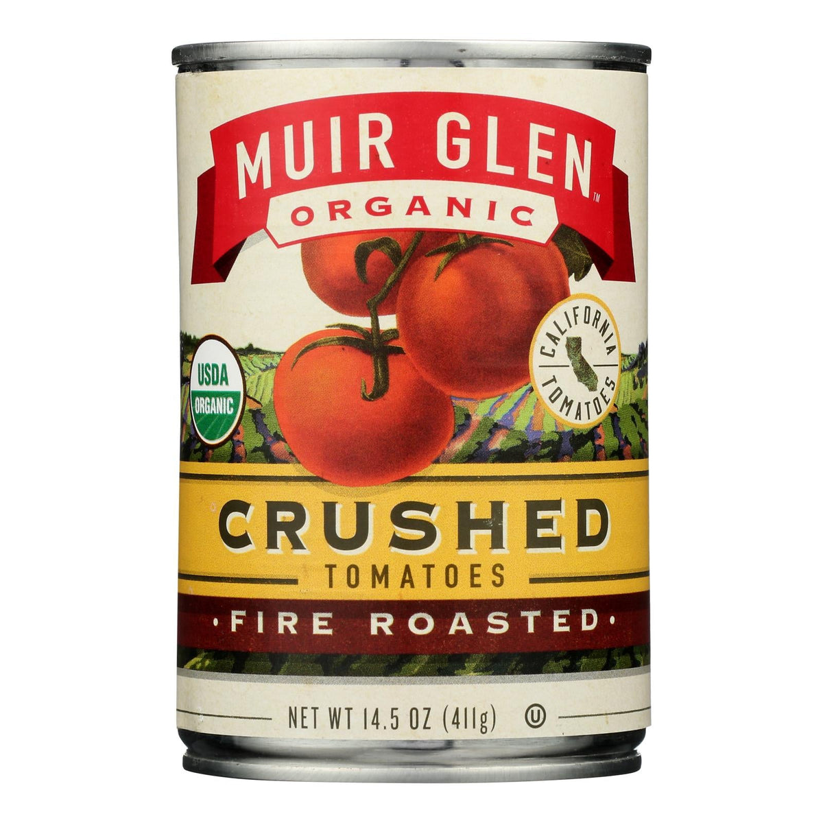 Muir Glen Fire Roasted Crushed Tomatoes, 12-Pack, 14.5 Oz