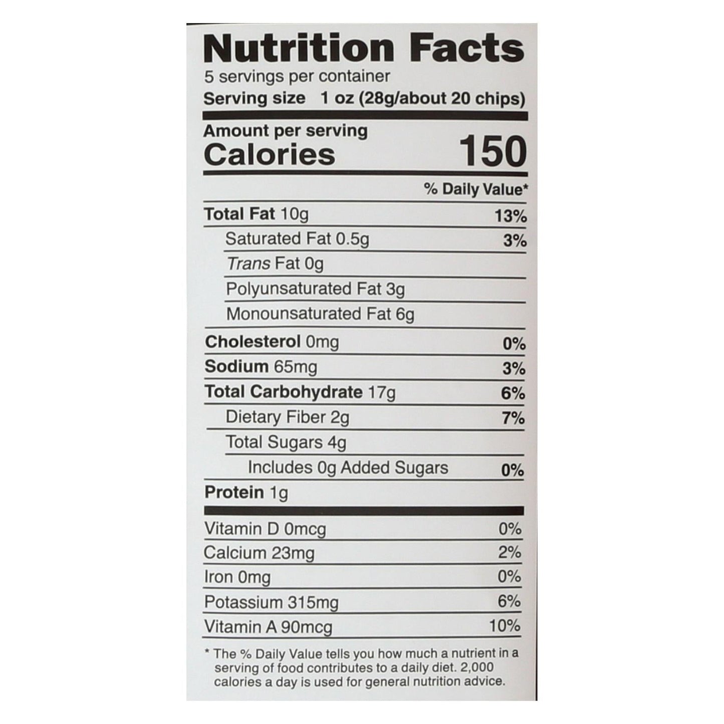 Sweet Chipotle Sweet Potato Chips, 5oz, Case of 12