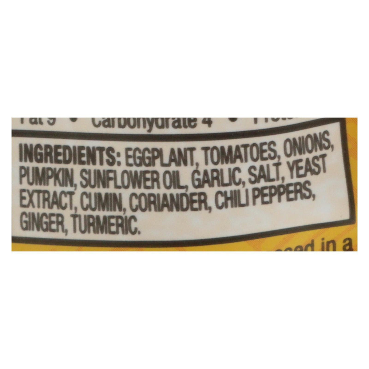 Tasty Bite Indian Punjab Eggplant Entrée, 10 Oz, Case of 6