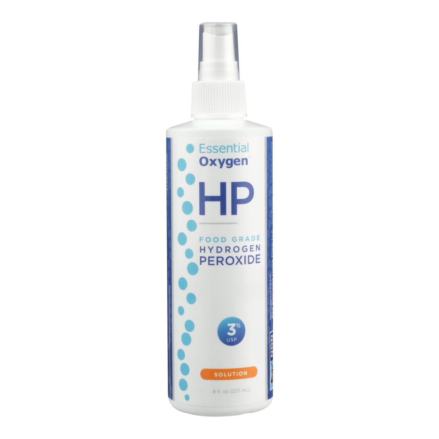 Oxygen Hydrogen Peroxide 3% Food Grade Spray - 8 Oz