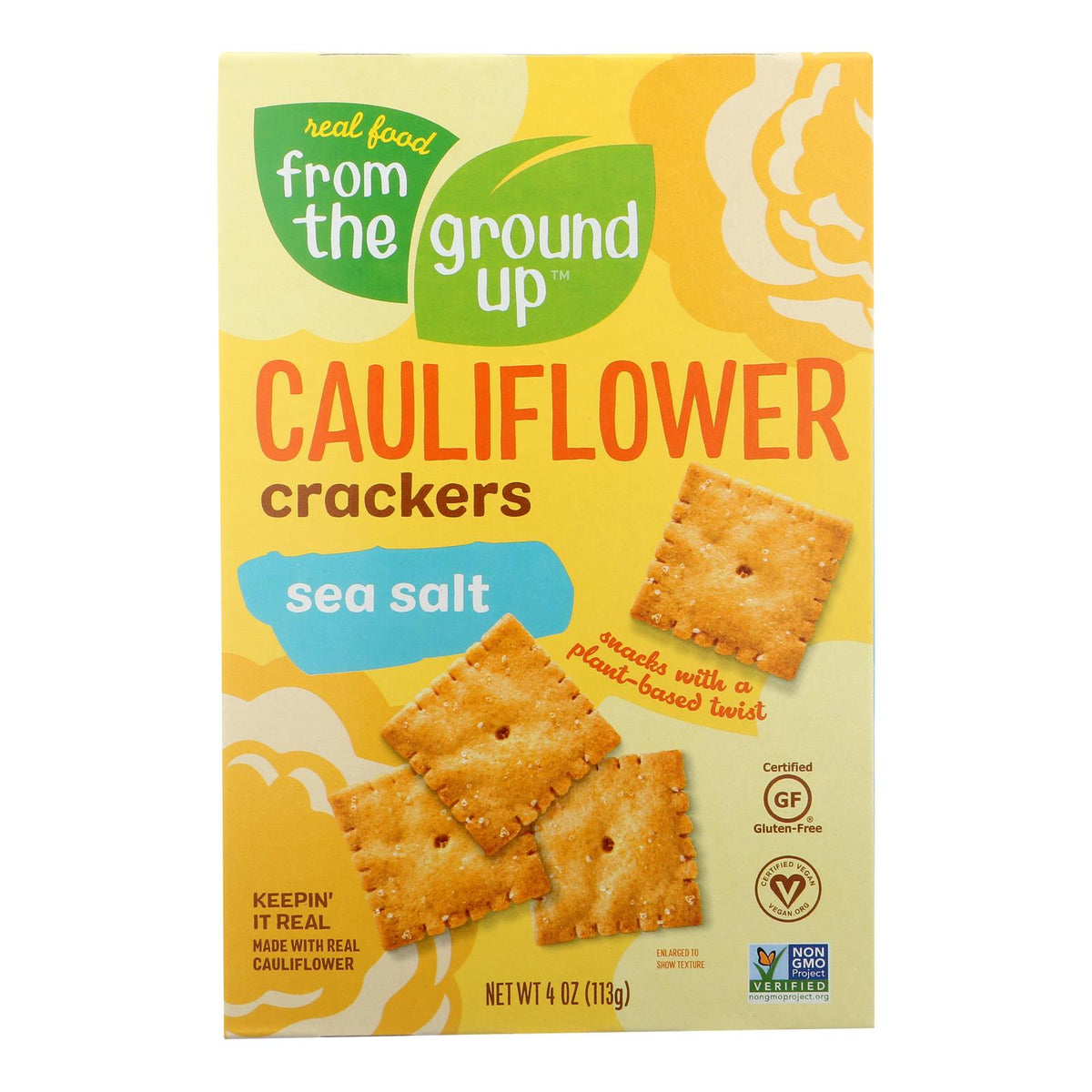 Cauliflower Crackers Original - 6 Pack, 4 Oz Each