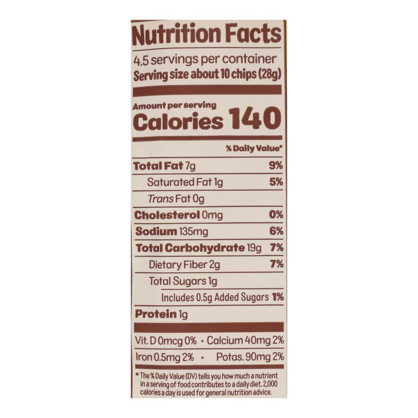 Cauliflower Nacho Tortilla Chips, 12-Pack, 4.5 oz Each