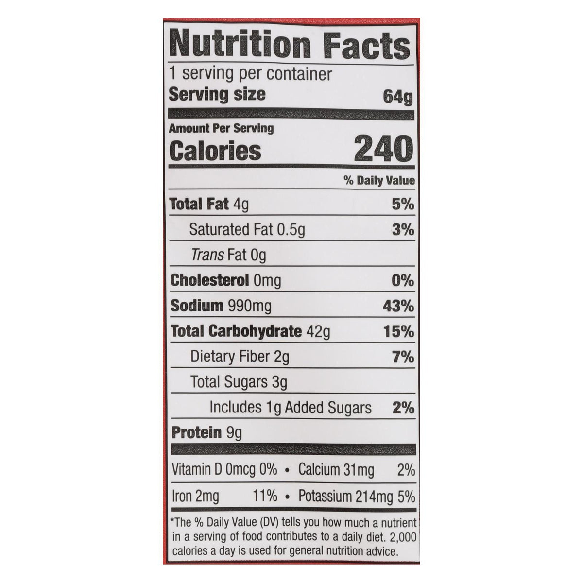 Mike's Vegetarian Kimchi Ramen Soup, 7-Pack, 2.3 Oz
