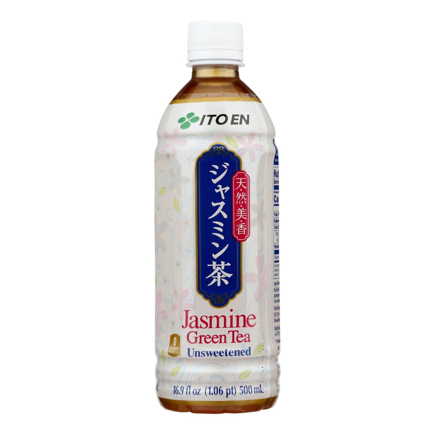 Ito En Unsweetened Jasmine Green Tea - 12 Pack, 16.9oz
