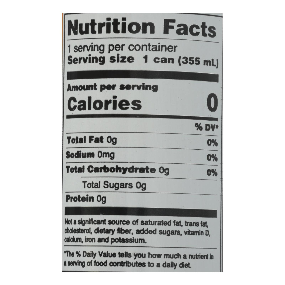 Zevia Zero Calorie Energy Drink, Mango/Ginger, 12-Pack