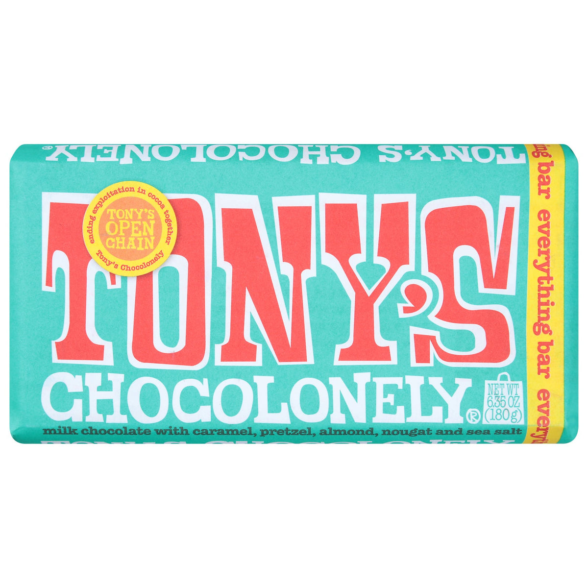 Tony's Chocolonely Milk Caramel Pretzel Bar - 15 Pack