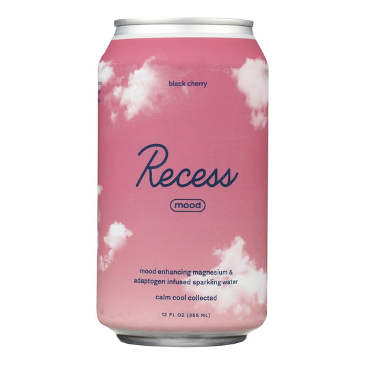 Recess Black Cherry Sparkling Water - 12 Pack