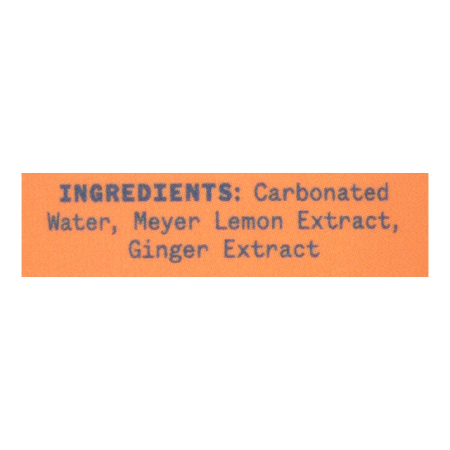 Aura Bora Ginger Meyer Lemon Sparkling Water, 12-Pack