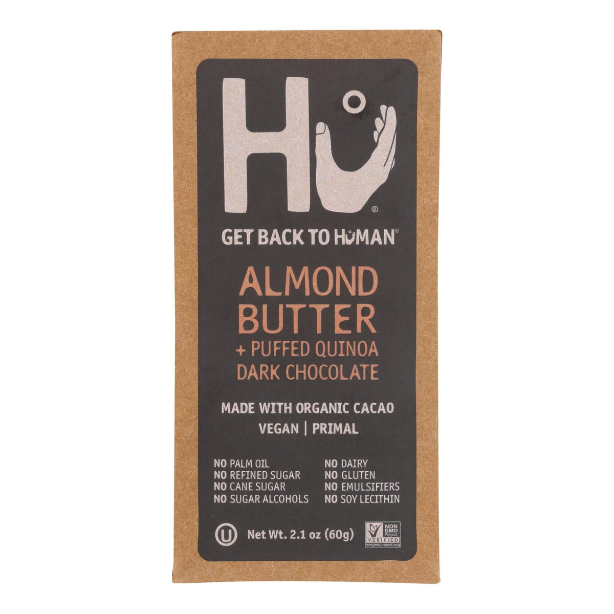 Hu Dark Chocolate Almond Butter Quinoa Bars, 12-Pack