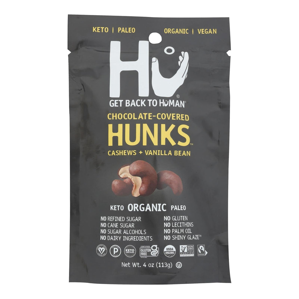 Hu - HunksChoccvd Cshw/va - Case of 6-4 OZ