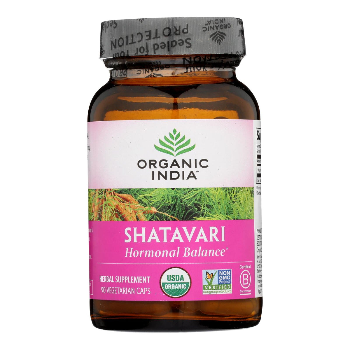 Organic India Shatavari Supplement - 90 Capsules