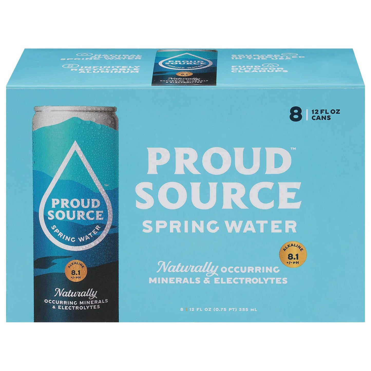 Proud Source Premium Water Variety Pack - 3 Case Bundle