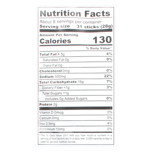 Pop Daddy - Pretzel Sticks Yllw Mstrd - CS of 12-7.5 OZ