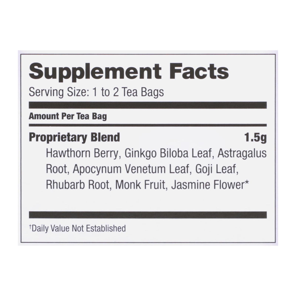 Bravo Teas And Herbs - Tea - Cholesterol Health - 20 Bag