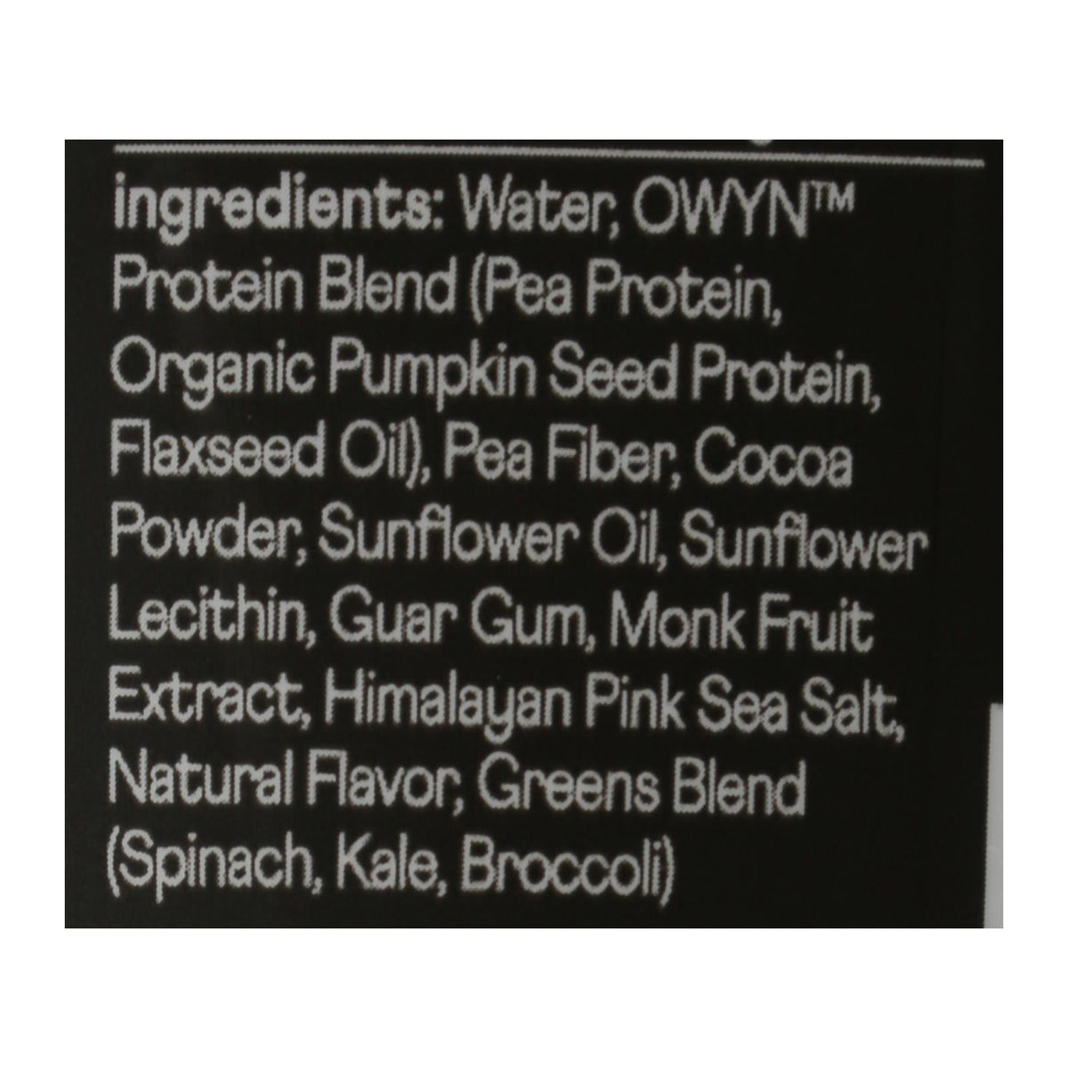 OWYN Dark Chocolate Protein, 12-Pack, 12 fl oz Each