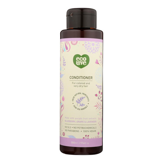 Ecolove Purple Fruit Conditioner for Colored & Dry Hair 17.6oz