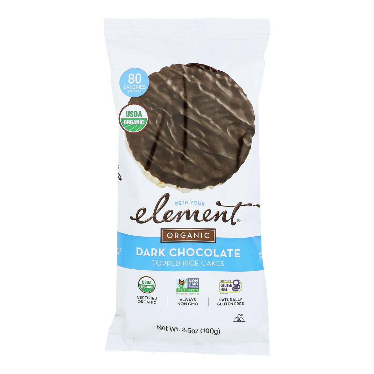 Element Organic Dark Chocolate Rice Cakes - 6 Pack