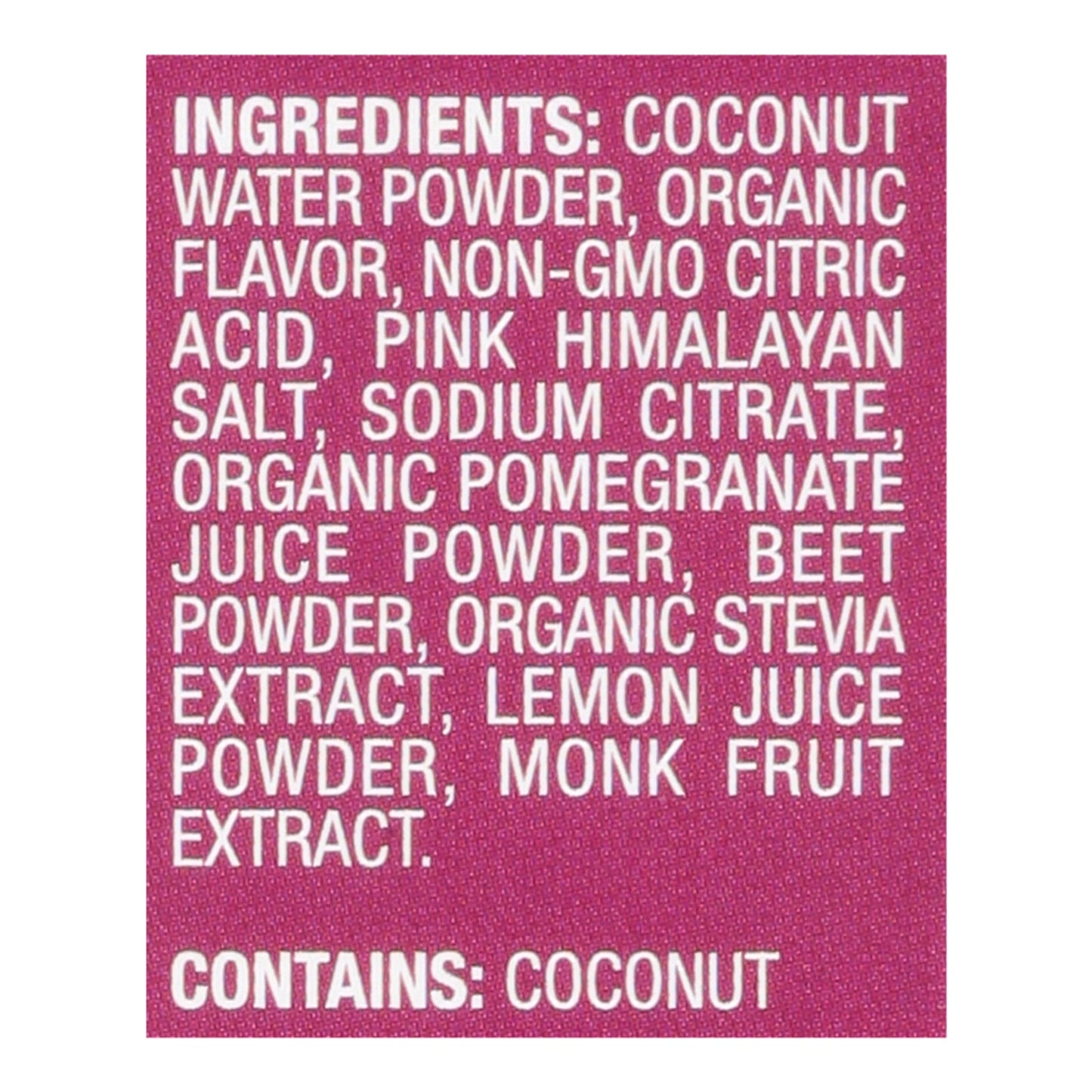 Cure Hydration Drink Mix Berry Pomegranate - 8 Pack