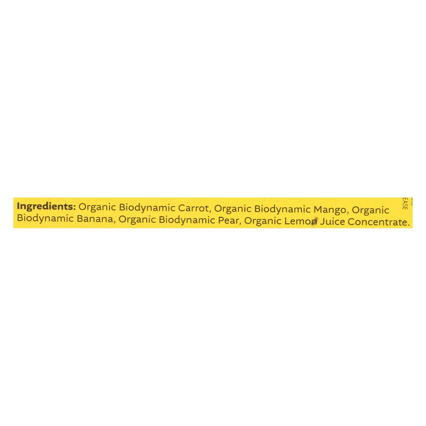 Organic Mango Baby Food - 6 Pack, 3.17 Oz Each