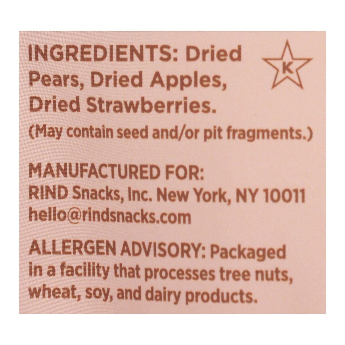 Rind Snacks Straw-peary Fruit Blend 3oz - Case of 12