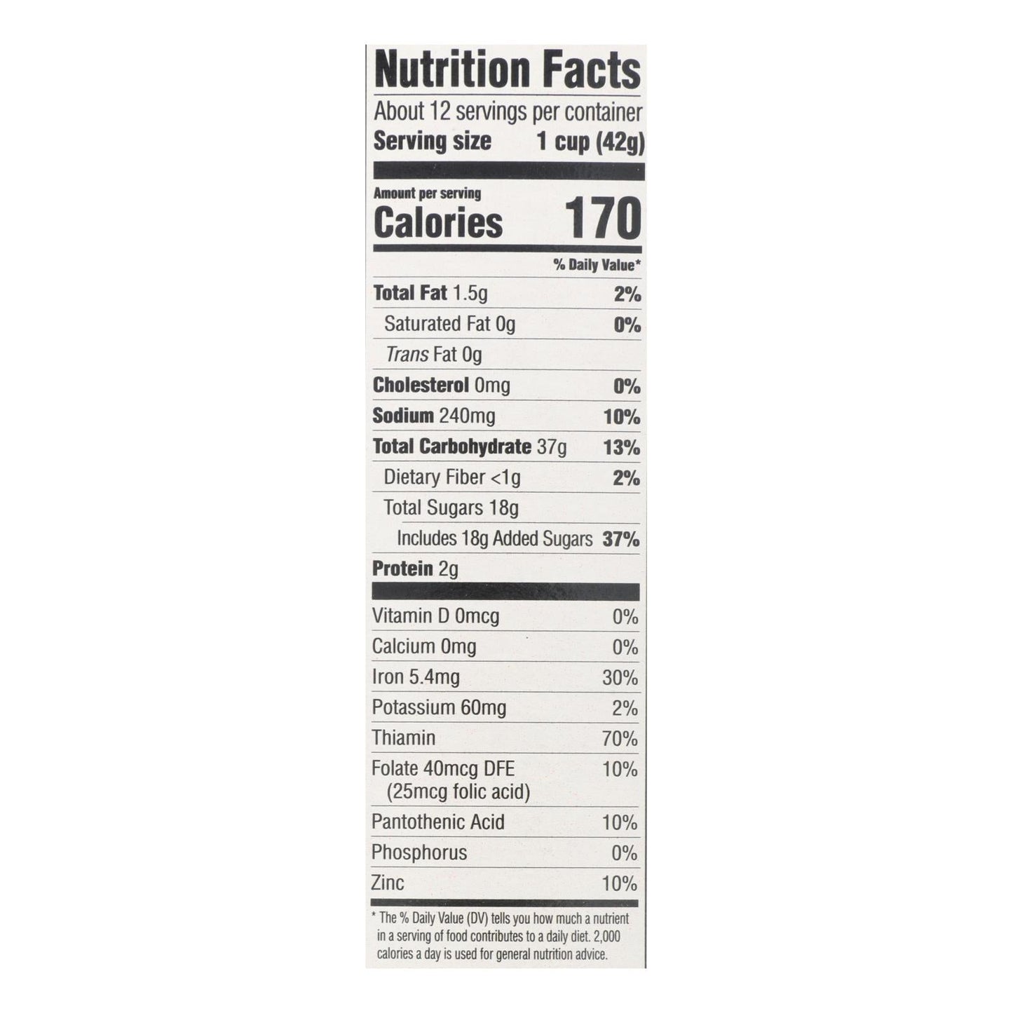 Moms Best Naturals Crispy Cocoa Rice Cereal, 17.5 Oz, 14-Pack