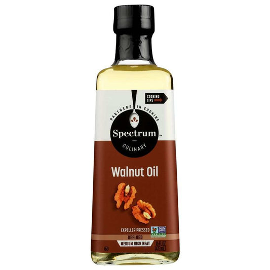 Spectrum Naturals Walnut Oil - Refined 16 oz | Nutritious & Versatile
