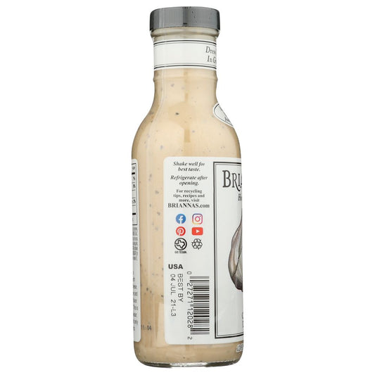 BRIANNAS: Homestyle Asiago Caesar Dressing, 12 oz