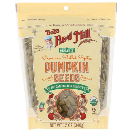 BOBS RED MILL: Premium Shelled Pumpkin Seeds, 12 oz