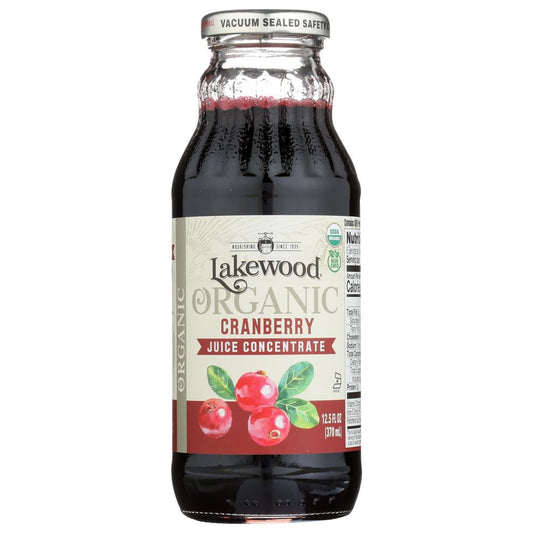LAKEWOOD: Organic Cranberry Concentrate Juice, 12.5 oz