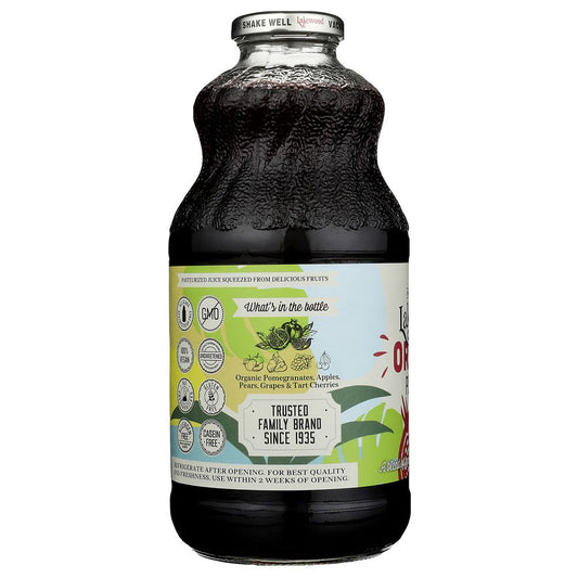 LAKEWOOD: Organic Pure Fruit Pomegranate Juice Blend, 32 oz
