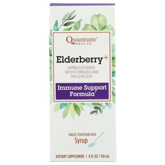 Quantum Health Elderberry Syrup Soothes & Quiets-4oz | Immune Boosting
