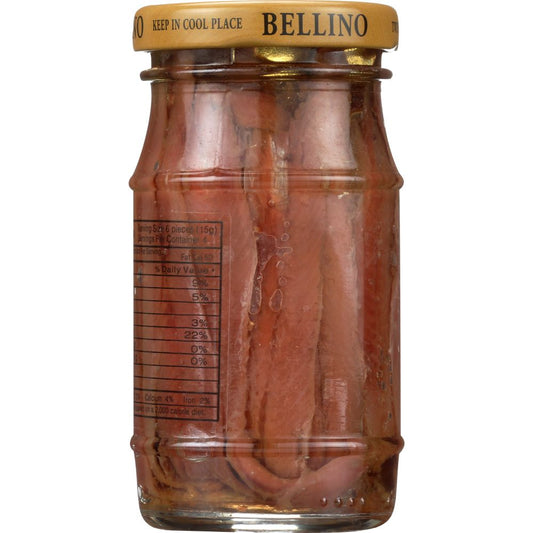 BELLINO: Fillet of Anchovies in Olive Oil & Salt, 4.25 oz