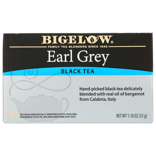 BIGELOW: Tea Black Tea Earl Grey, 20 tea bags