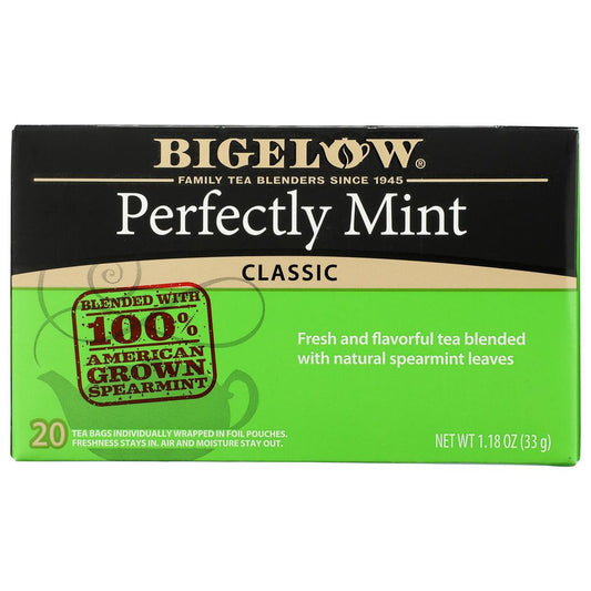 BIGELOW: Tea Black Tea Plantation Mint, 20 tea bags