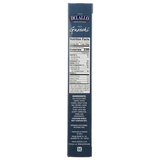 DELALLO: Gnocchi Mini Potato, 16 oz