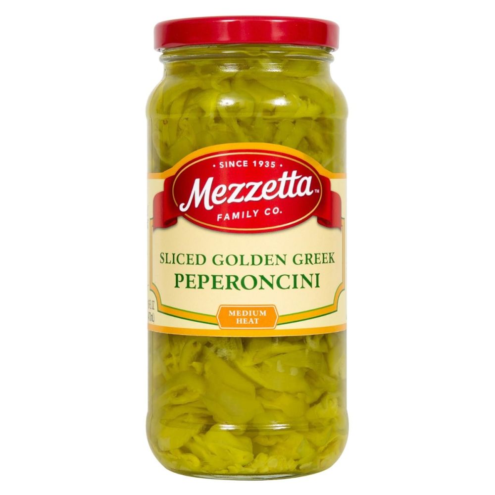MEZZETTA: Deli-Sliced Golden Greek Peperoncini, 16 oz