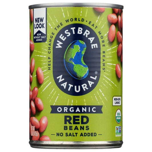 WESTBRAE NATURAL: Vegetarian Organic Red Beans, 15 oz