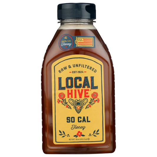 LOCAL HIVE: Raw and Unfiltered So Cal Honey, 16 oz