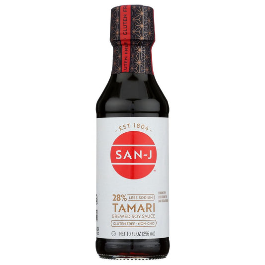 SAN-J: Reduced Sodium Tamari Soy Sauce, 10 Oz