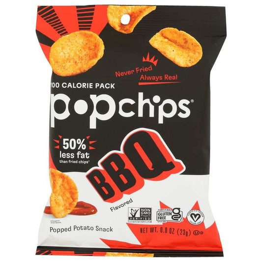 POPCHIPS: Barbeque Potato Popped Chip Snack -Rich, Smoky Flavor| 50-70