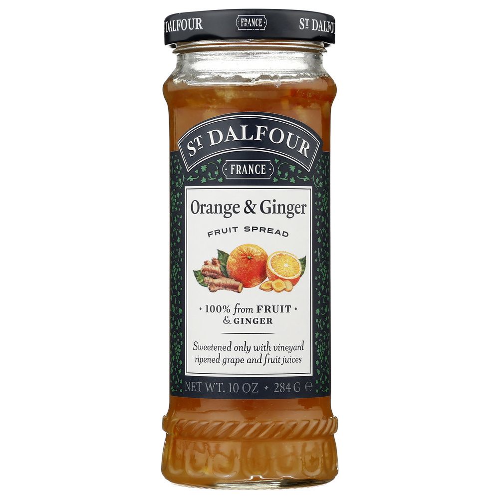 ST DALFOUR: Ginger & Orange Marmalade, 10 oz