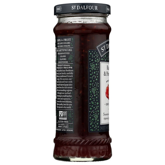 ST DALFOUR: Red Raspberry & Pomegranate, 10 oz