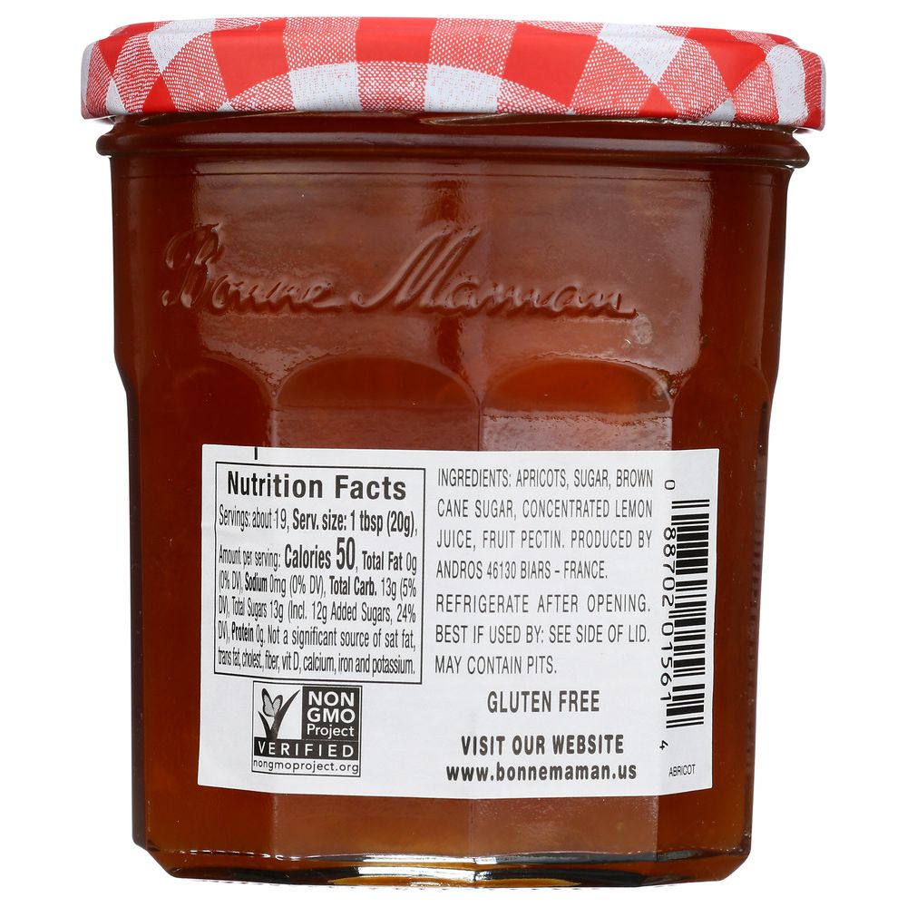BONNE MAMAN: Apricot Preserves, 13 oz