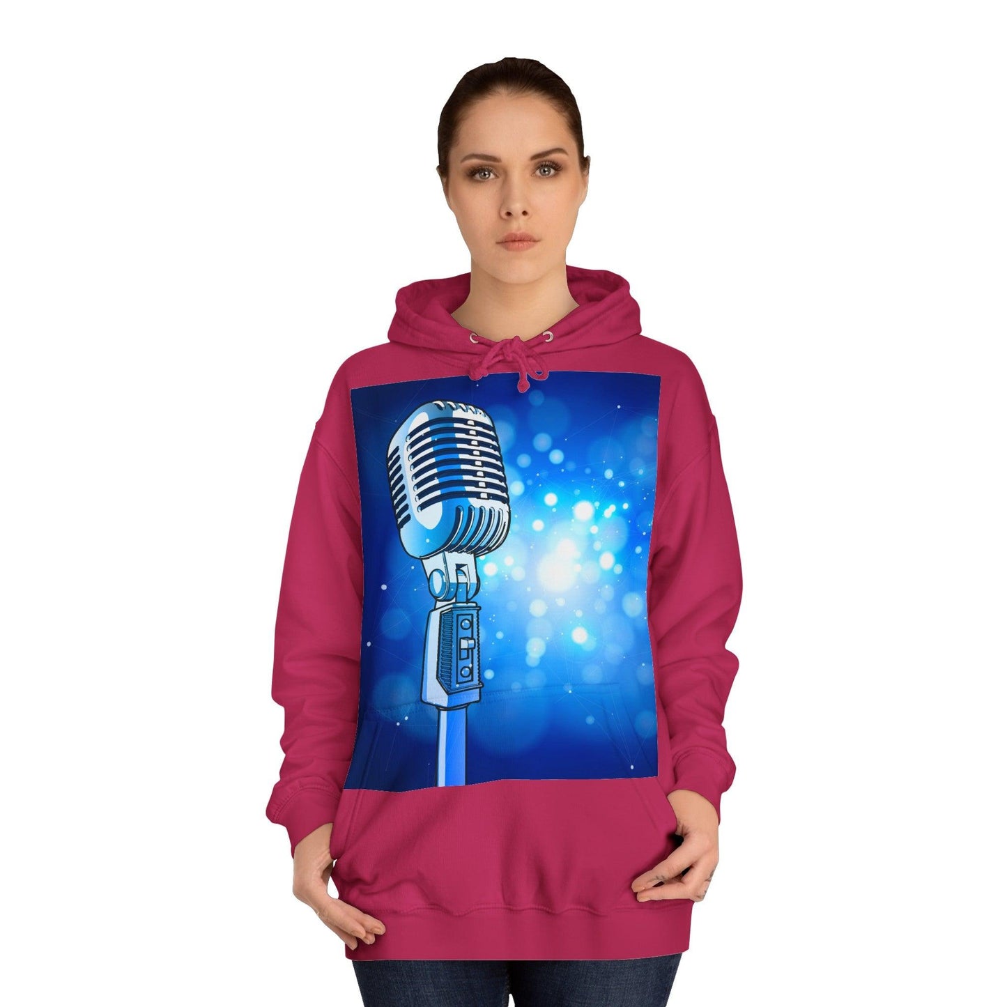 Magic Mic Unisex College Hoodie